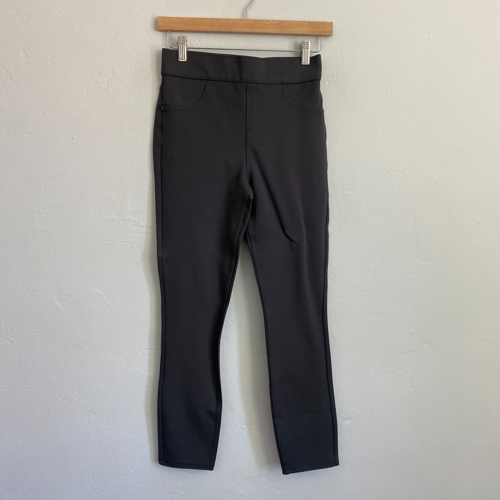 Spanx Ponte Ankle Leggings Pants Women Size Small Dark Gray 20202R